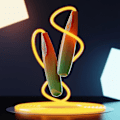 Miniatyrbillede 3 af 5: Hoppetov Springtov - Luminous Orange til Børn