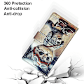 Miniatyrbilde 4 av 4: For Samsung Galaxy A5 2017 Farget Tegning Kryss Tekstur Horisontal Flip PU Lærveske med Holder & Kortspor & Lommebok & Lanyard