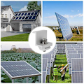 Miniatyrbillede 5 af 5: 12 Stk. Solcellemodul Beslag Endeklemme, Endeklemme, Sideklemme til PV Solcellemodul Tagmontering