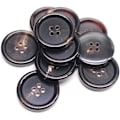 Pikkukuva 1 / 2: 10 kpl 25 mm Ruskea Sarvipainikkeet Takkeihin Pussi (Ruskea)