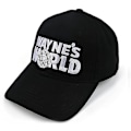 Miniatyrbild 1 av 4: Basebollkeps, Wayne's World Broderad, Unisex Vuxen Casual Keps - Svart