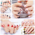 Miniatyrbild 5 av 5: Nagelkonstkit Nagelkonstborstar Nagelprickverktyg Nagelstrimmor Rhinestones Kristaller Nagelfilset För Kvinnor