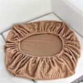 Miniatyrbild 5 av 5: Soffa Sittdyna Kuddöverdrag, Soffa Sittdyna Kuddöverdrag, Stretch, Elastiskt Kuddöverdrag, Överdrag För Soffa Sittdyna, Halksäker Tyg Rutiga (brun, Bak Cu