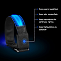 Miniatyrbillede 3 af 4: LED Armbånd, Glow Armbånd Sikkerhedslys Sports Wristband Ankel Reflekterende Strimler med LED Blinkende Løbelys, Blå 2 stk