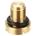 Miniatyrbillede 2 af 5: 17111712788 Radiator Overflow Kølervæske Udvidelsesbeholder Aftapningsskrue Guld til E36 E39 E46 osv.