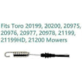 Miniatyrbilde 3 av 4: 127-6867 Traction Wire for Toro 20200 20975 20976 20977 20978 21199 21199HD 21200 30'' Timemaster Gressklippere
