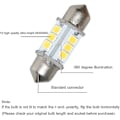 Miniatyrbilde 2 av 5: Marine LED Erstatningslampe Båtpære Super Lys 12 Volt 32 Mm Pærer For Båtens Navigasjonslys Båtens Ankerlys