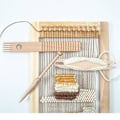 Miniatyrbild 5 av 5: 9 st vävverktyg trä handvävstol stick set virknål stick gobeläng vävtillbehör DIY