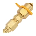 Miniatyrbilde 5 av 5: 3/8 tommers naturgass hurtigkobling messing propanadapterbeslag for LP-gass propan slange hurtig D