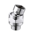 Miniatyrbillede 1 af 5: Brusehoved Drejeled Adapter Bruseforbindelse Kugleled Justerbar Brusearm Forbindelse Til Brusehoved (1 stk, Sølv)