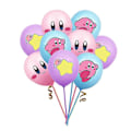 Miniatyrbillede 1 af 2: Japansk Spil Star Cappy Tema Fødselsdagsfest Dekoration Balloner Kirby Trykte Latex Ballon Dekoration