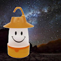 Miniatyrbillede 2 af 5: Smile LED Lanterne Sød Camping Glamping Multi Brug Til Børn Og Voksne Sjov Lys