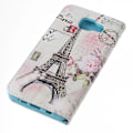 Miniatyrbilde 4 av 5: Lommebok-veske med stativ for Samsung Galaxy A5 SM-A510F (2016) - Paris Eiffeltårnet