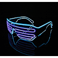 Miniatyrbild 1 av 3: 1 st Party Shutter Shades Neonfärgade Shutter Shades Party Slottade Solglasögon Slumpmässig Färg Guanguan
