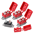 Miniatyrbillede 1 af 5: 4 stk. DC 12V-24V Automatisk Nulstilling Sikringsautomat med Dæksel Stud Bolt til Bil og Mere (20 Amp)