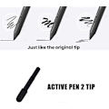 Miniatyrbillede 4 af 5: 3 stk. spidser udskiftning til HP Active Pen G2/G3/T4Z24AA/6SG43UT/6SG43AA
