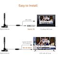 Miniatyrbilde 4 av 5: Dvb-t2 Antenne TV-antenne Hdtv Antenne Dvbt Antenne/ Avk25 Plus/alu Solid Core For Maximum Signal Quality/dvb-t2 & Dvbt2-hd