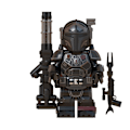 Miniatyrbild 3 av 5: 8 stycken mandalorian minifigurer i tung infanteri - leksaksactionfigurer