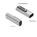 Pikkukuva 1 / 5: Type-C naar Magsafe 3 -muunnin USB-C magneettinen sovitin Keskiasennossa