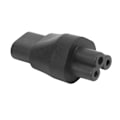 Miniatyrbillede 3 af 5: 3x IEC 320 C5 3-polet Hun til C8 2-polet Han Stikkonverter Strømforsyningsadapter