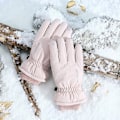 Miniatyrbilde 2 av 5: 1 Par Vinterhansker Hudvennlige Vanntett Bomulls Unisex Sports Sykling Varme Hansker for Kvinner