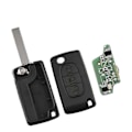 Miniatyrbild 4 av 5: Bil Fjärrnyckel 433mhz Id46 Chip Pcf7941 Hu83 Blad För Citroen C3 C2 C5