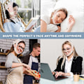 Miniatyrbild 5 av 5: Justerbar Hakrem för Förbättrad Ansiktskontur, Ergonomisk Dubbelhakreducerare, Återanvändbar, Högkvalitativa Tyger, V-Linje Främjare, Hudvänlig