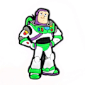 Pikkukuva 4 / 5: 20 kpl Toy Story Buzz Lightyear -kenkäkoristeita, Crocs-kenkiin ja sandaaleihin, koristeita lapsille pojille ja tytöille