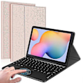 Pikkukuva 1 / 4: Samsung Galaxy Tab S6 (SM-T860/T865/T867) irrotettava Bluetooth-kosketuslevy-näppäimistökansi S Pen -kynällä