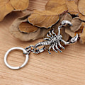 Miniatyrbillede 4 af 5: Sinknap Retro Unisex Alloy Scorpion Vedhæng Nøglering Taske Hængende Ornament Nøglering