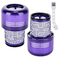 Miniatyrbillede 1 af 5: 2-pak Filter til V11 V15 Sv14 Sv22 Vaskbar Udskiftningsfilter Reservedele Dy-970013-02 & 97
