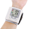 Miniatyrbild 1 av 5: Digital Blodtrycksmätare för Handleden Automatisk Digital Pulsmätare LCD-Display Justerbar Manschett