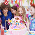 Pikkukuva 3 / 5: 26 Yksisarviskakun Koristetta Rainbow Kakun Koristetta Hyvää Syntymäpäivää Kakun Koristetta Tytöille Widgets