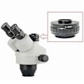 Miniatyrbild 4 av 5: Mikroskop C-mount adapter, 0.35X CCD, trinokulär, 38mm gränssnitt.