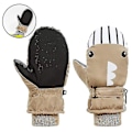 Miniatyrbilde 1 av 3: Vinterstrikkvotter for babyer 1-3 år, unisex, varme votter for småbarn
