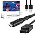 Pikkukuva 1 / 5: Hd Wii - HDMI-sovitinmuunnin USB-kaapelilla, nopea pelimuunnosjohto