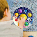 Miniatyrbillede 5 af 5: 2 stk. Finger Tryk Boble Sjovt Legetøj - C Solsystem Legetøj Boble Planet POP Angstlindring Voksen Gave Børn