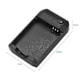 Miniatyrbillede 4 af 5: Np-6l Batterilader med LED-indikatorlys + 2 stk. Np-6l Batterier 3.7V 700mAh med USB-opladningskabel