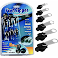 Miniatyrbild 1 av 4: Fix A Zipper 6-pack Zip Rescue Instant Reparationsats Ersättnings Svart G