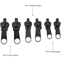 Miniatyrbild 2 av 5: 6 st Fix Zip Puller, Zip Slider Reparation Instant Kit, Instant Zipper Set, Fix Zipper Avtagbar Räddning Ersättning Pack, Instant Zipper Set