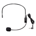 Miniatyrbillede 1 af 4: 3,5 mm Trådløst Headset Mikrofon Hovedmonteret Mic til Stemmeforstærker Højttaler