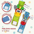 Miniatyrbild 3 av 5: 4 st Baby Armband och Strumpor, Armbandsur Remmar Rassel och Strumpor Fot Hittare Utvecklingsleksaker Present till Småbarn Pojkar Flickor