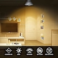 Miniatyrbilde 3 av 5: GU10 halogenlampe 50W dimmbar, 220V GU10 halogenlampe 2-polet, 2800K varm hvit lys, 700 lumen