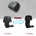 Miniatyrbillede 3 af 5: 2 stk. Forrude Vaskerdyse til Mazda 3 Mk1 (03-09) 5 Mk2 (06-10) 6 Mk1 (02-08) 2006 2007 2008 - God