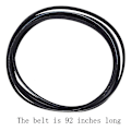 Miniatyrbilde 5 av 5: Tørketrommelreimrullsett for Whirlpool WPW10314173 W10314171 4392065 WP4392065 691366 341241 349241T