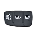 Miniatyrbild 3 av 3: Ersättningsgummi 3-knappspad för Hyundai Creta I20 I40 Tucson Elantra Santa Fe Solaris ix35 ix45 Fjärrkontrollbil Reparationsnyckelskal