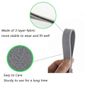 Miniatyrbilde 3 av 5: 2 stk. Erstatningshodebandstropper for F30, Hodebandstropp for F30 CPAP-maske Justerbar passform Magisk tape-design