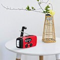 Miniatyrbild 5 av 5: Nödradio/vevradio med solceller, ficklampa och powerbank