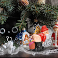 Miniatyrbilde 5 av 5: Juleautomatisk Boblemaskin Med Lys Musikk Morsom Julenissen Bobleleker 60ml Bobleløsning