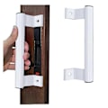 Miniatyrbillede 2 af 5: 8 tommer Aluminium Skydedørsgreb Passer til 6-5/8 tommer Monteringshuller Skydedørsgreb